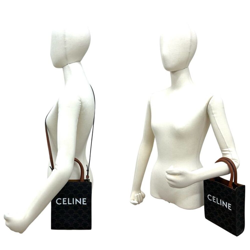 Celine Vertical Cabas Mini Leather 2way Bag - Picture 3 of 10